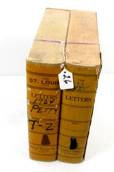 Simmons & Win/simmons, Cardboard Letter Holders For Filing