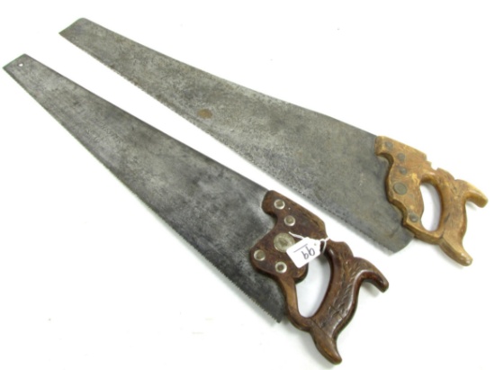 Lot Of Win. 2, Hand Saws, No. 40, Old Trusty, Win. Hand Saw No. 10