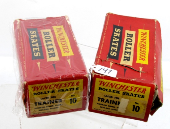 Lot Of Win. 2, Nib, Roller Skates Trainer No. 10