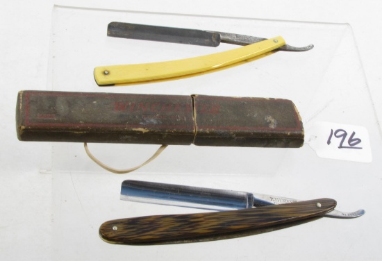 Lot Of Win. 2, Straight Razor, No. 8425, W/box,straight Razor, No. 8533