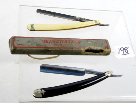 Lot Of Win. 2, Straight Razor, No. 8532, W/box,straight Razor, No. 8531