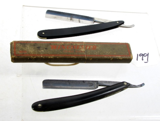 Lot Of Win. 2, Straight Razor, No. 8536, W/box,straight Razor, No. 8528