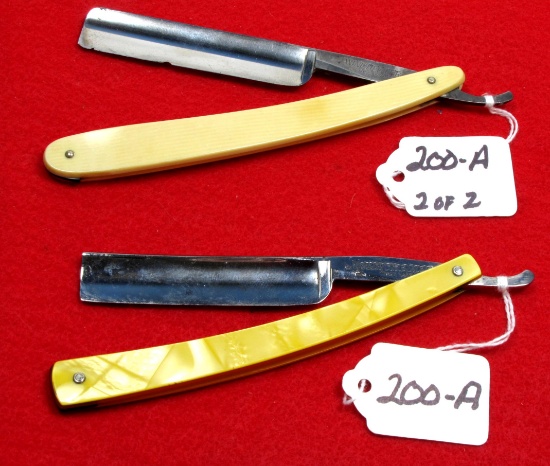 Lot Of Win. 2, Straight Razor, No. 8525,straight Razor, No. W421