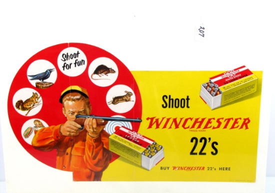 Win. Advertising, 1953, Shoot Win. 22's "shoot For Fun"