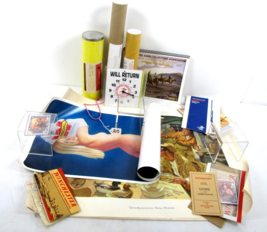 Lot Of Win. Calendars, & Misc. Paper Items