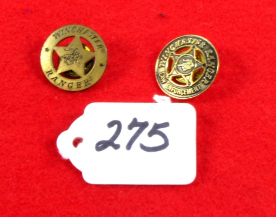 Lot Of Win. Ranger Law Enforcement Pins