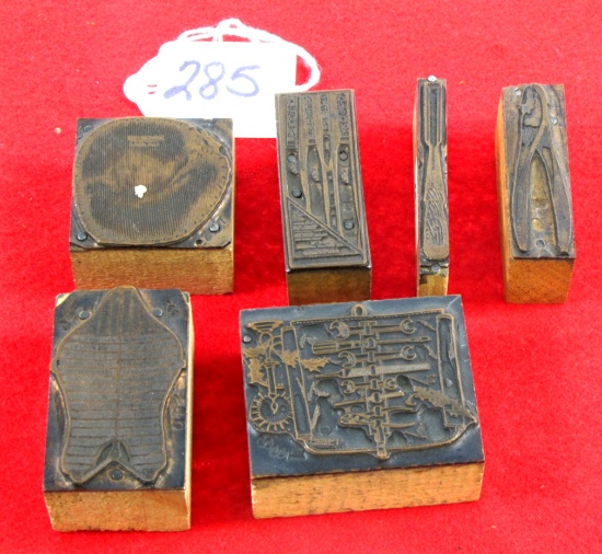 Lot Of Win. 6, Printer Blocks