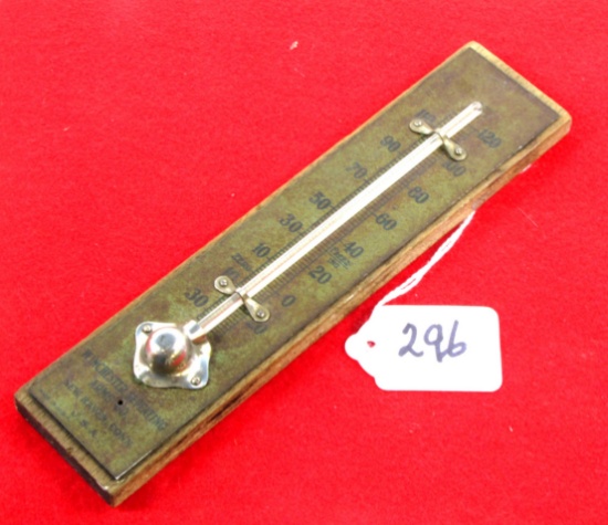 Win. Thermometer, 1 5/8 X 7 1/4 "