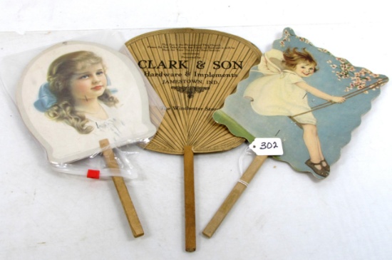 Lot Of Win. Fan's, The Win/store, Schenck Hdwe. Parkers Landing, Penn., The Win/store, Thompson & So