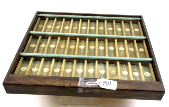 Wood Drawer For 36 Pocket Knives