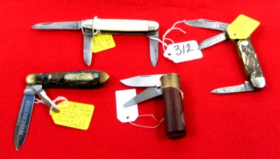 Lot Of 4 - Win. Pocket Knives