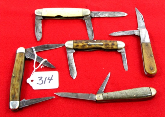 Lot Of 5 - Win. Pocket Knives
