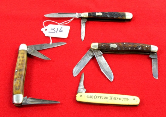 Lot Of 4 - Win. Pocket Knives