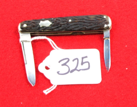 Win. Pocket Knife, 2 Blade, Sleeve Lobster, No. 3901