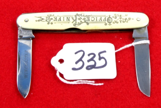 Win. Pocket Knife, 2 Blade, Office Knife, No. 2089