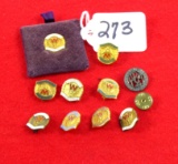 Lot Of Win. Service Pins