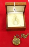 Phillip Crower Collectable Series, Pocket Watch In Wood Box