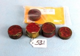Lot Of 5- Win. Primers, Metal Cans, No's- 2 ½