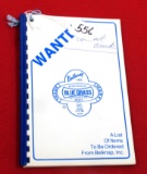 Belknap, Nos. Blue Grass Want Book