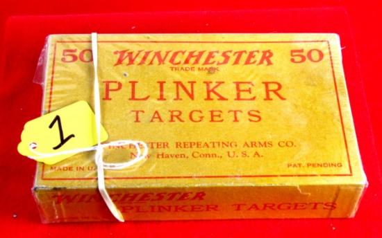 Win. Nos. Plinker Targets Full Sealed Box Of 50