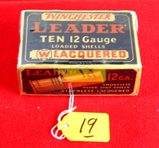 Win. Leader, 10, 12 Ga., Lacquered Loaded Shells20 Win. Leader Extra Quality