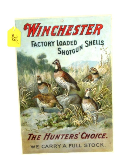 Win. Adv. "the Hunters' Choice" These Were Shipped In Case's Of 12 Ga. Shells. There Were 4 Differen