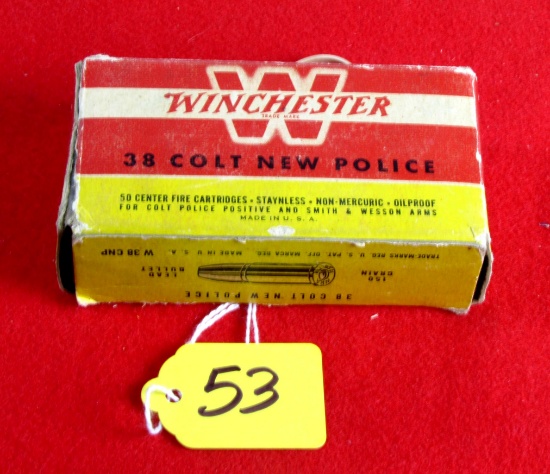Win. 38 Colt New Police, Full Box