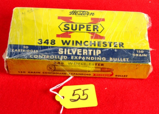 Western, Super X, 348 Win. Silvertip, Full, Box
