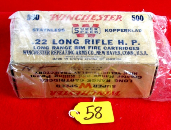 Win. Red W, Super Speed, .22 Long Rifle, H.P. Full Brick