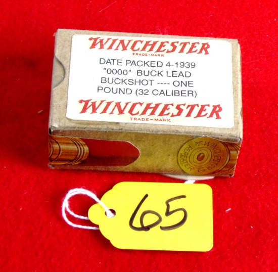 Win. Packed 4-1939, "0000" Buckshot, 1 Pound, Full, Mint, Sealed Box