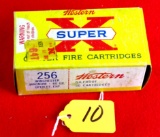 Win. Super X, Center Fire, 256 Win. Mag. Full Box