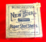 Win. New Rival Paper Shot Shells, Primed With The Win. No. 2 Primer, Super Nice Box, 2 Piece, Sealed