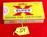 Western, Super X, 25-35 Cartridges, Partial Box