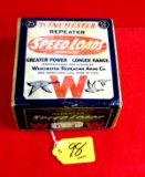 Win. Speed Loads, Red W, 3 Geese Flying 12 Ga. Partial, 2 Piece, Excellent Box