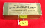 Win. 11 Ga. Nitro Powder Gun Wads, 3-8 Inch, Full Box Nice Shape, One Corner Is A Little Soft