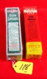 Lot Of Win.Green Box, & Red Box, Of Win. Gun Grease, Full Box's, Mint