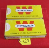 Lot Of Win. 2 Box's Win Red W, 45-70 Gov. 405 Gr. S.P. Box's Full