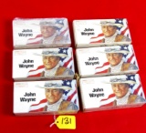 Lot Of Win, 6 Box's Commemorative Ammo. John Wayne 32-40, Box's Full, Mint