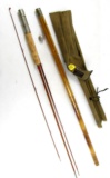 Win. 3 Piece Bamboo Fly Rod, No. Number In Cloth Bag