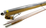 Win. 3 Piece Bamboo Fly Rod, No. Number In Cloth Bag, In Aluminum Tube