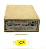 Win. Nos. No. W9, 1 Doz. Safety Razors, Full Mint Box