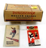 Win. Nos. Roller Skates, No. 3831, In Super Box, With Skate Advertising