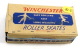 Win. Nos. Roller Skates, No. 3831, In Box With Boy & Girl Skating