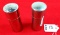 Simmons/kk Shaving Stick And Brush Set In 2 Nickel Containers