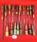 Lot Of 18 Winchester Screwdrivers With Wooden Handles