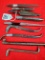 Lot Of 9 Keen Kutter And Winchester Reamers; Punches; And Off Set Screwdrivers