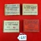 Lot Of 4; Winchester Primer Boxes; 2 W/primers