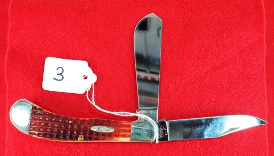 Case Xx Two Blade Stockman/skinning Large Pocket Knife (nos/red)