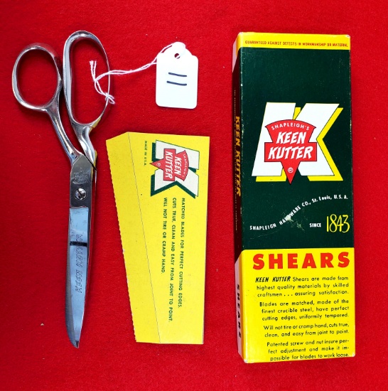 Shapleigh's Kk Shears (#827 4k) In Box (nos)