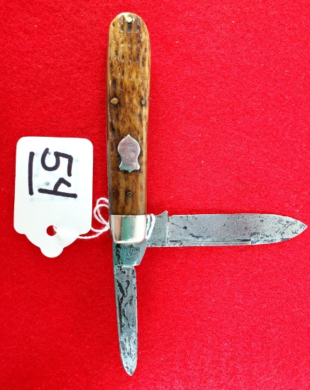 Keen Kutter 2 Blade Pocketknife W/stag Handle
